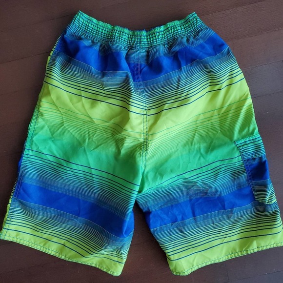 Swimwear Swim Trunks Shorts blue green - Picture 4 of 4